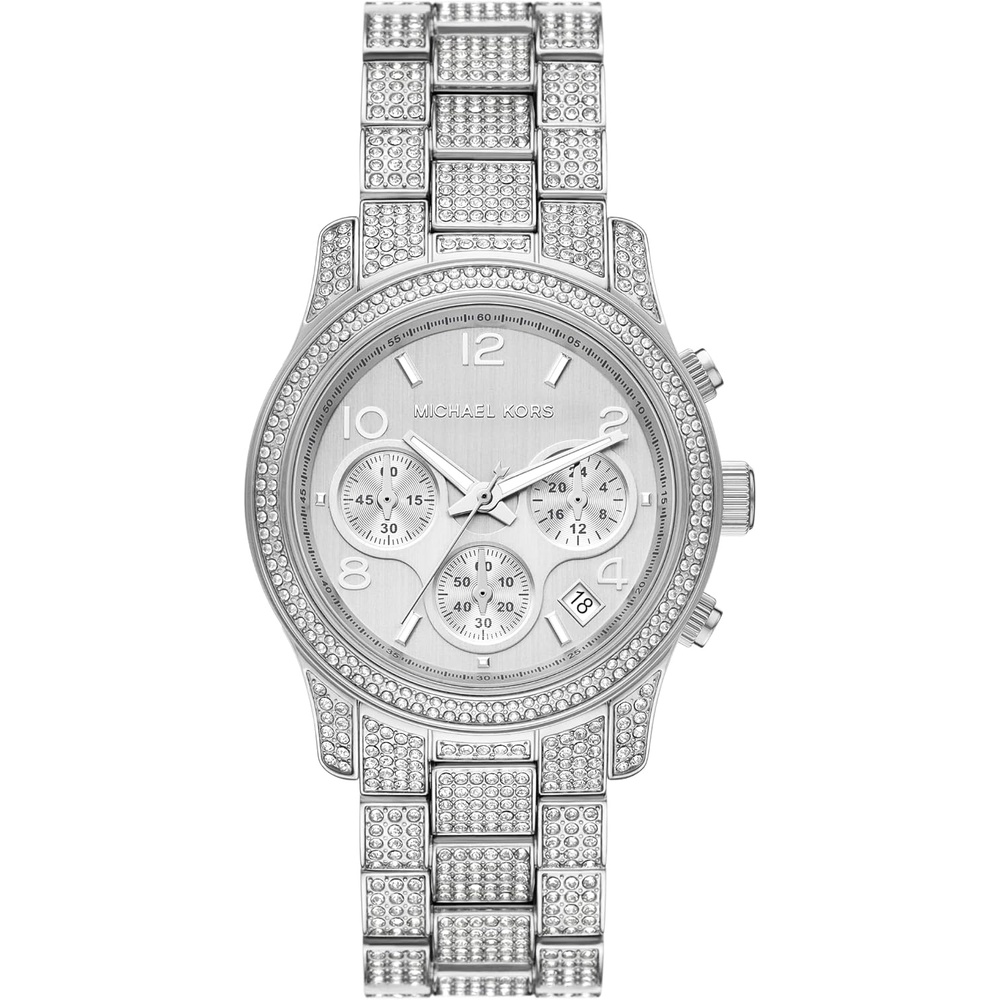 image:imageMichael Kors MK7354 Runway ThreeHandSilver Pav