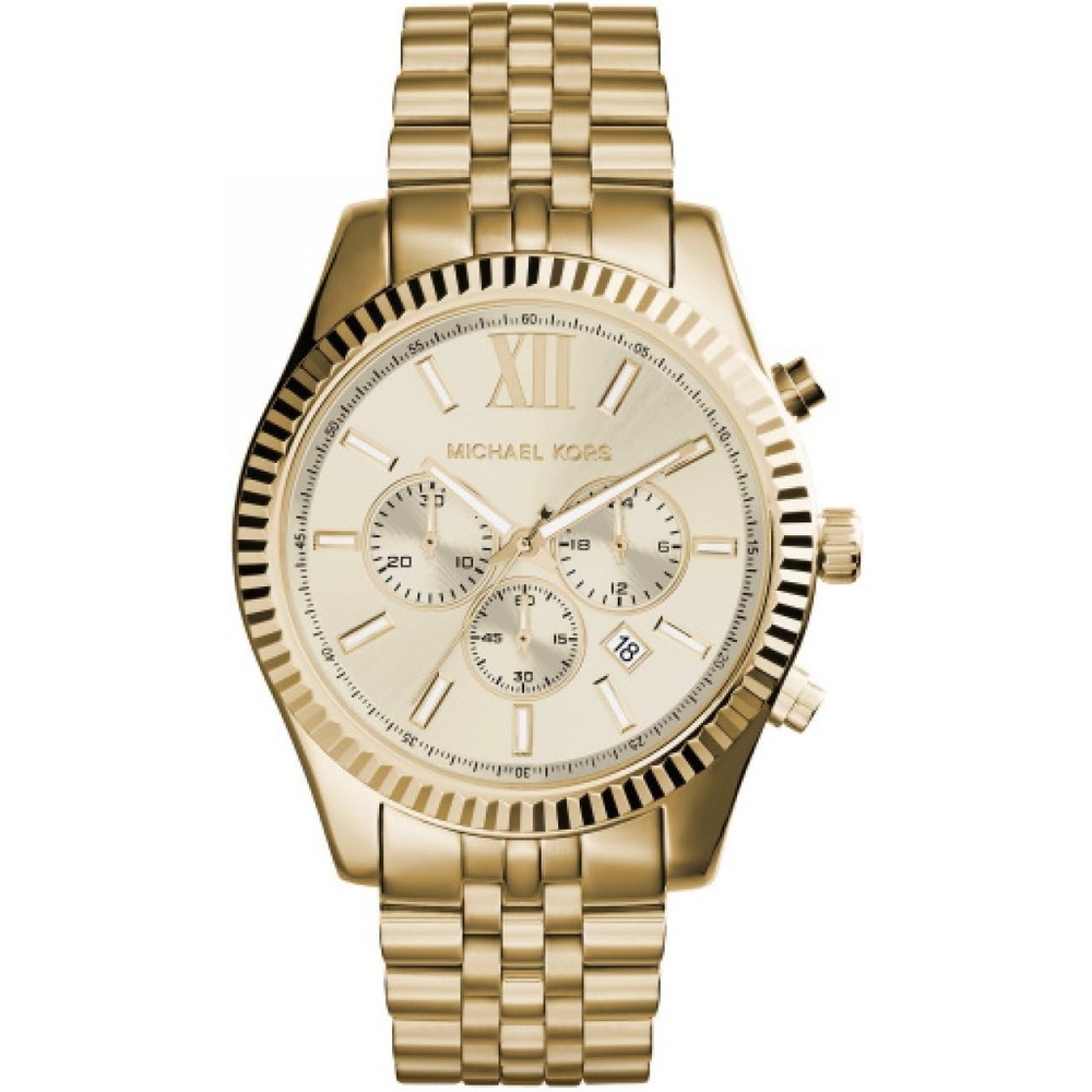 image:imageMichael Kors MK8286 Oversized Lexington ChronographGold Steel
