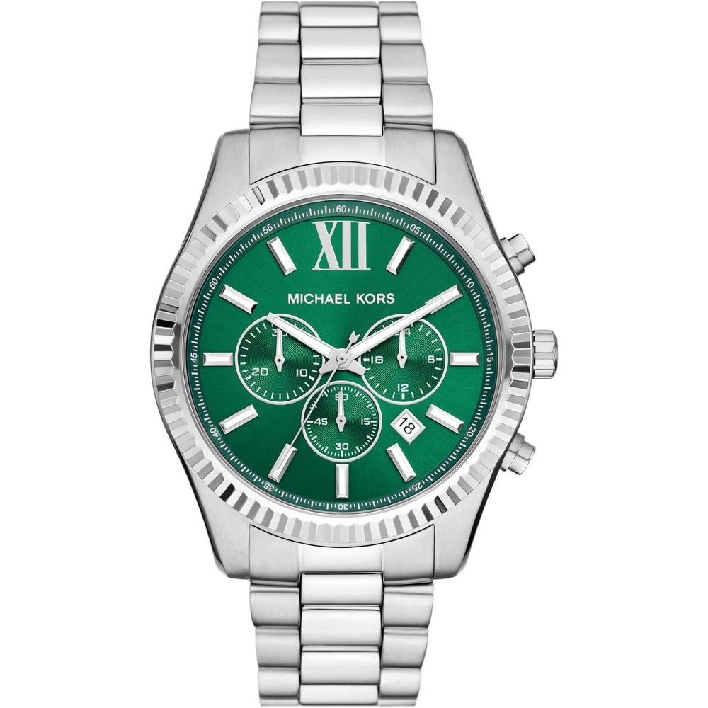 image:imageMichael Kors MK8286 Oversized Lexington ChronographSilverGreen