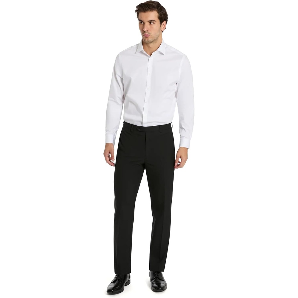 image:imageMichael Kors Mens Newbury Classic Fit Dress Pants  Stretch Fabric Chino Pant  Pant for Business amp Casual WearBlack