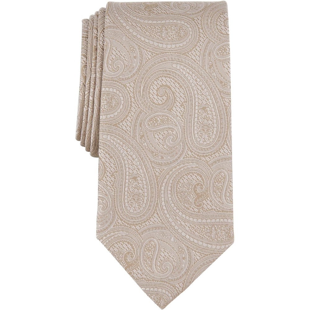 image:imageMichael Kors Mens Rich Texture Paisley TieTaupe