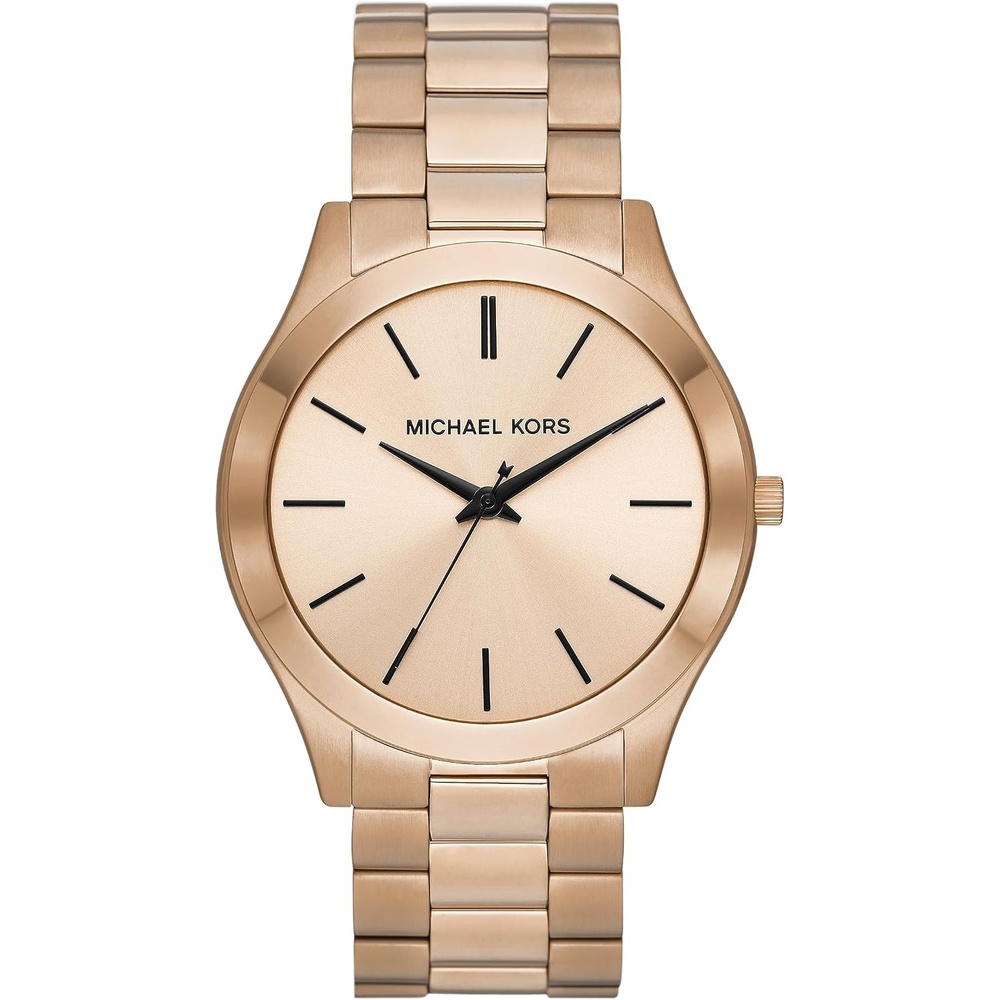image:imageMichael Kors Oversized Slim Runway Mens Watch Stainless Steel Watch for MenBeige Gold