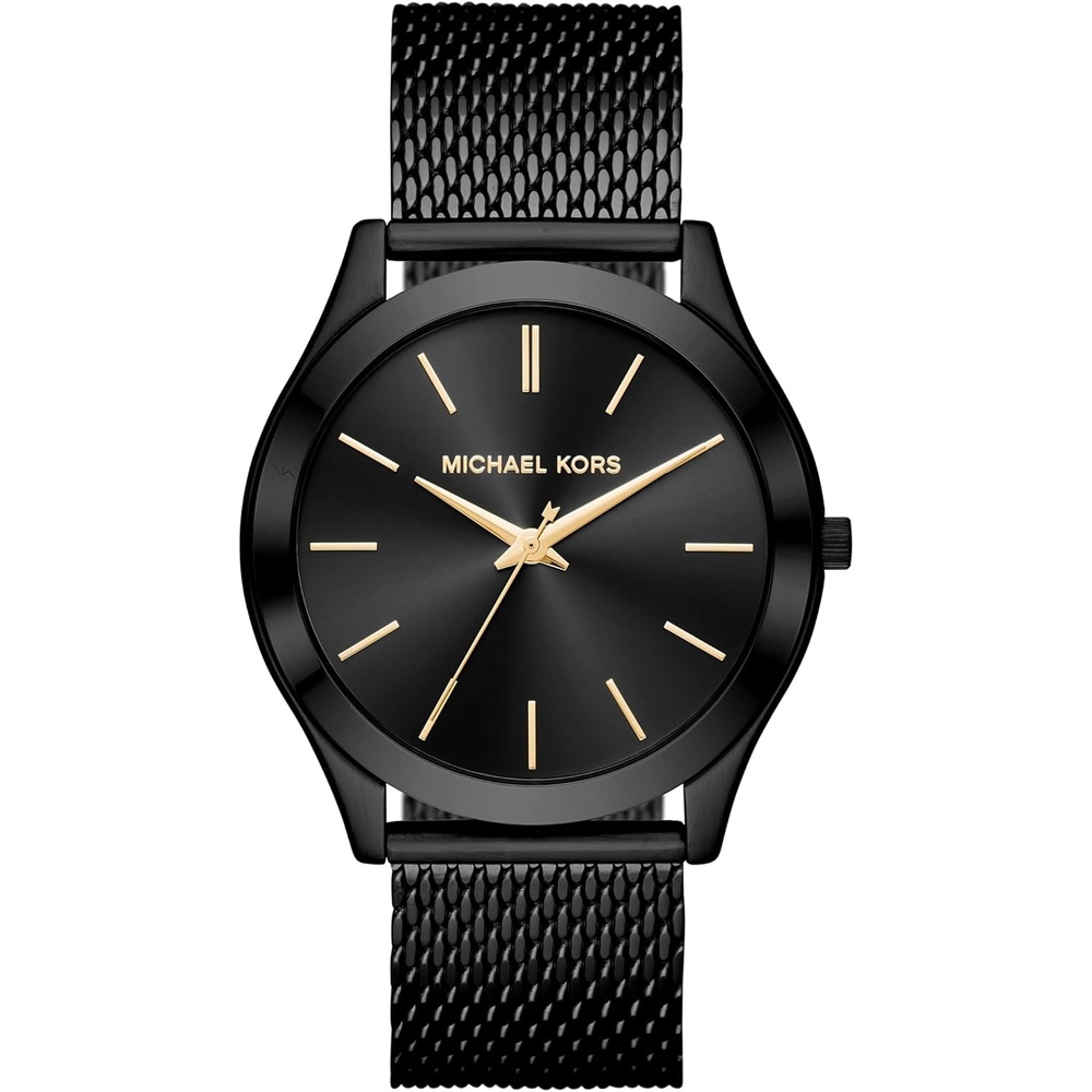 image:imageMichael Kors Oversized Slim Runway Mens Watch Stainless Steel Watch for MenBlack Mesh