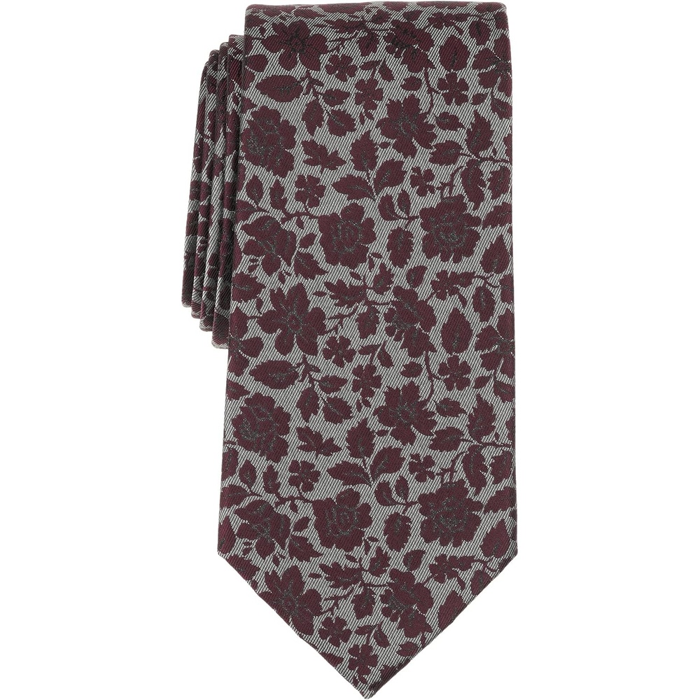 image:imageMichael Kors Poulsen Floral Tie Burgundy