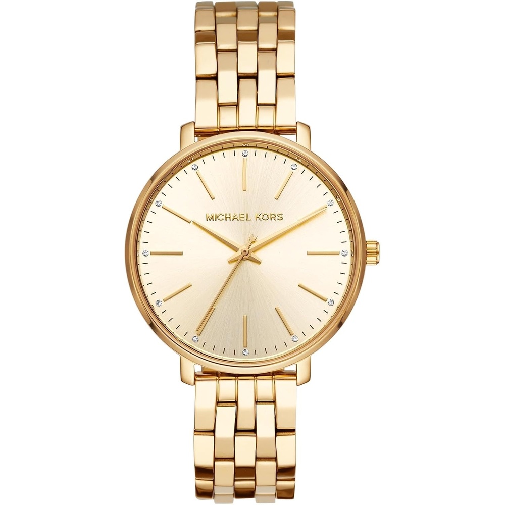 image:imageMichael Kors Pyper Womens Watch Stainless Steel Watch for Women with Steel Leather or Silicone BandGold