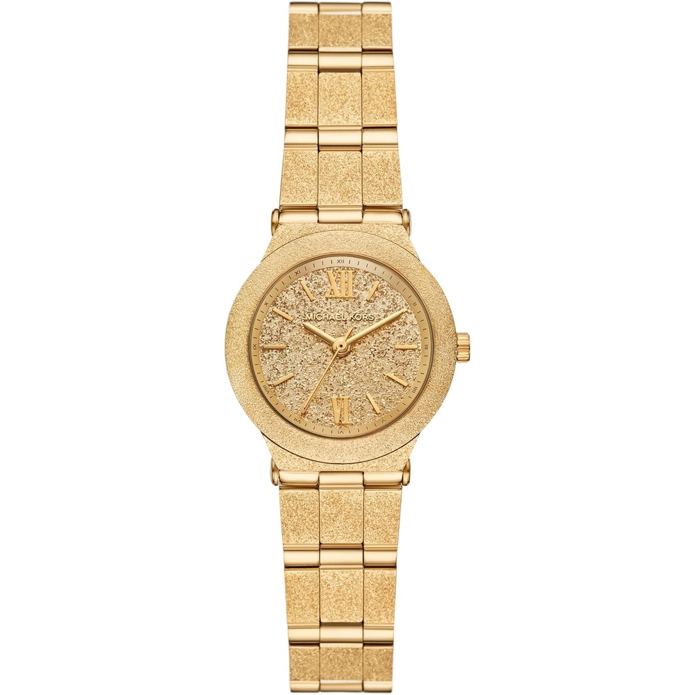 image:imageMichael Kors Womens Billie ThreeHand GoldTone Stainless Steel Bracelet Watch Model MK7554