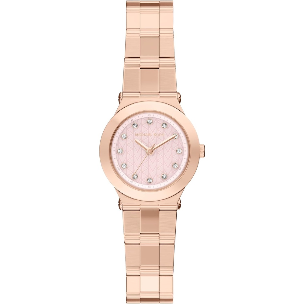 image:imageMichael Kors Womens Billie ThreeHand Rose GoldTone Stainless Steel Watch Model MK7568