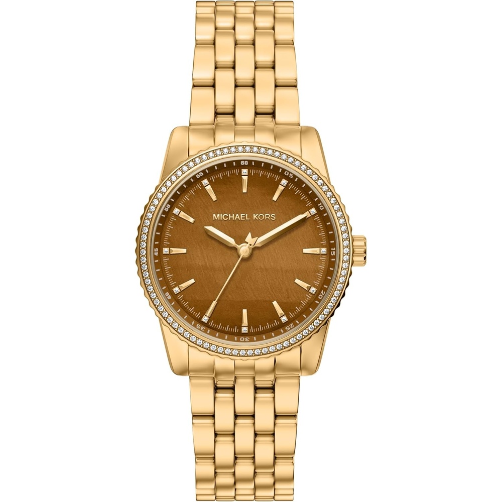 image:imageMichael Kors Womens Bryant ThreeHand GoldTone Stainless Steel Watch Model MK7581