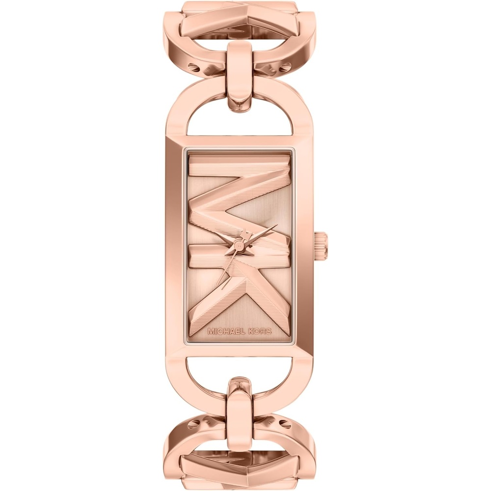 image:imageMichael Kors Womens Empire ThreeHand Rose GoldTone Stainless Steel Watch Model MK7602