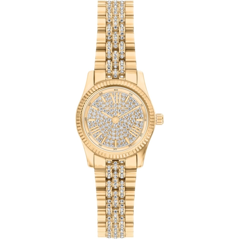 image:imageMichael Kors Womens Lexington ThreeHand GoldTone Stainless Steel Watch Model MK7575