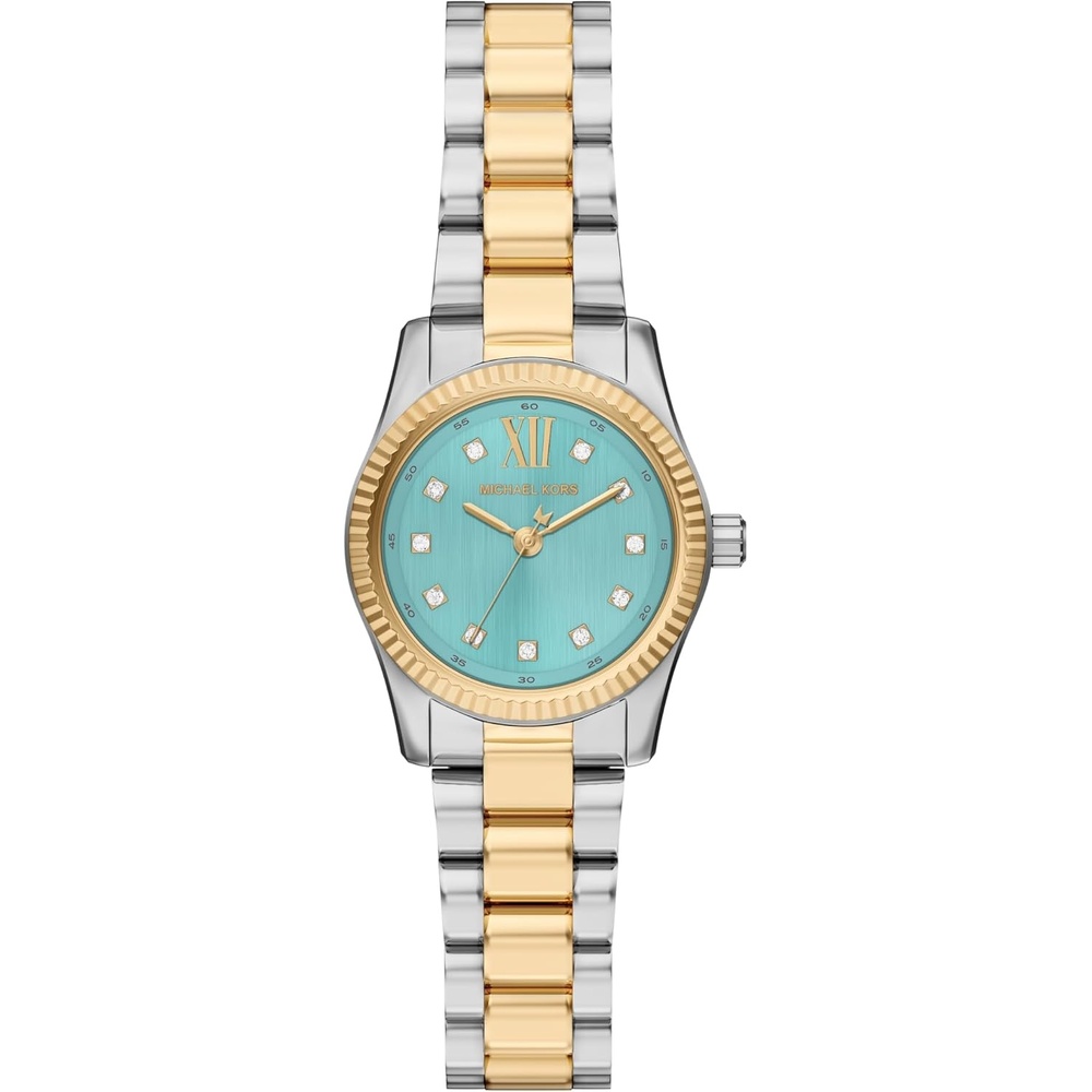 image:imageMichael Kors Womens Lexington ThreeHand TwoTone Stainless Steel Watch Model MK7579