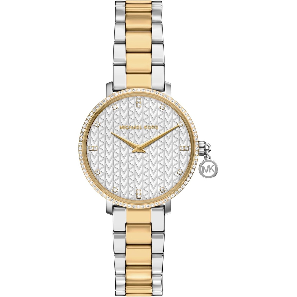 image:imageMichael Kors Womens Pyper TwoHand TwoTone Stainless Steel Watch Model MK7574