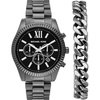 Gunmetal & Bracelet Gift Set