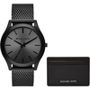 Black Mesh Wallet Gift Set