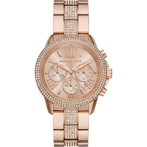 Michael Kors Brynn Women’s Watch, Stainless Steel and Pavé Crystal Watch for Women(Rose Gold)