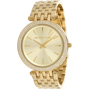 Michael Kors Darci Women’s Watch, Stainless Steel and Pavé Crystal Watch for Women(Gold)