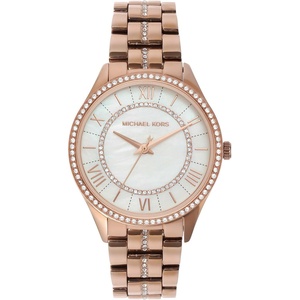 Michael Kors Lauryn Women’s Watch, Stainless Steel Bracelet Watch for Women(Rose Gold)