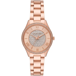 Michael Kors Lauryn Women’s Watch, Stainless Steel Bracelet Watch for Women(Rose Gold Pavé)