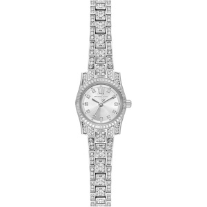 Michael Kors Lexington Women’s Watch, Stainless Steel Bracelet or Leather Watch for Women(Micro Petite Silver Pavé)