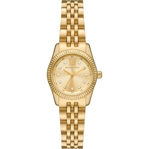 Michael Kors Lexington Women’s Watch, Stainless Steel Bracelet or Leather Watch for Women(Petite Gold)