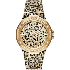 Michael Kors MK7278 – Lennox 3-Hand Watch(Gold  Cheetah)