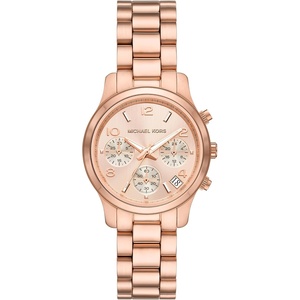 Michael Kors MK7354 – Runway Three-Hand(34MM Rose Gold)