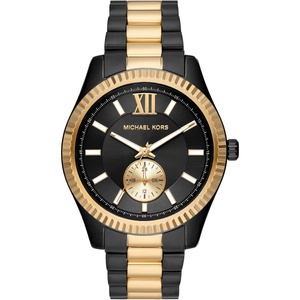 Michael Kors MK8286 – Oversized Lexington Chronograph(Black & Gold Multifunction)