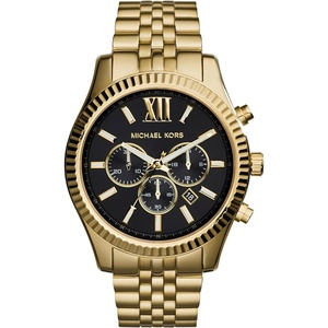 Michael Kors MK8286 – Oversized Lexington Chronograph(Gold/Black)