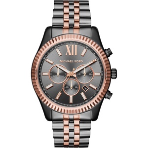 Michael Kors MK8286 – Oversized Lexington Chronograph(Gunmetal/Rose Gold)