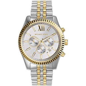 Michael Kors MK8286 – Oversized Lexington Chronograph(Silver/Gold)