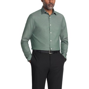 Michael Kors Men’s Dress Shirt Comfort Stretch Regular Fit(Forest Green)