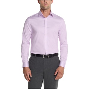 Michael Kors Men’s Dress Shirt Comfort Stretch Slim Fit(Pink)