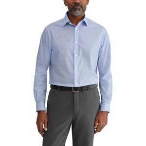 Michael Kors Men’s Dress Shirt Ultra Wrinkle Free Stretch Regular Fit(Yellow Multi Check)