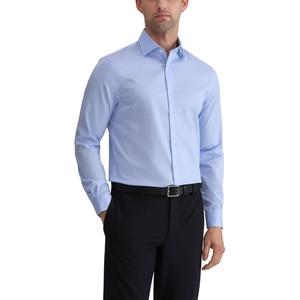 Michael Kors Men’s Dress Shirt Ultra Wrinkle Free Stretch Slim Fit(Blue Multi Print)