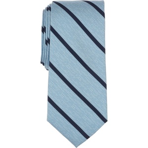 Michael Kors Men’s Nastro Stripe Tie(Indigo)