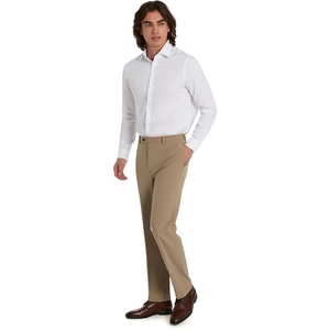 Michael Kors Men’s Newbury Classic Fit Dress Pants | Stretch Fabric Chino Pant | Pant for Business & Casual Wear(Tan)