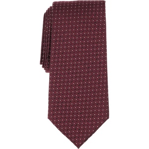 Michael Kors Men’s Shone Geo Tie(Burgundy)