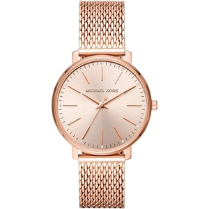 Michael Kors Pyper Women’s Watch, Stainless Steel Watch for Women with Steel, Leather, or Silicone Band(Rose Gold Mesh)