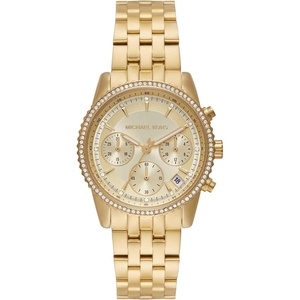 Michael Kors Watch for Women, Bryant Chronograph Gold-Tone Stainless Steel Women’s Watch
