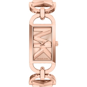 Michael Kors Women’s Empire Three-Hand Rose Gold-Tone Stainless Steel Watch (Model: MK7602)