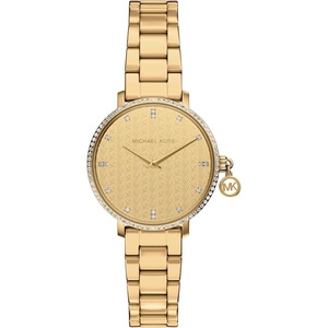 Michael Kors Women’s Pyper Two-Hand Gold-Tone Stainless Steel Watch (Model: MK7572)