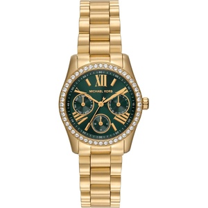 Michael Kors Women’s Watch, Lexington Lux Multifunction Gold-Tone Stainless Steel Bracelet Watch for Women