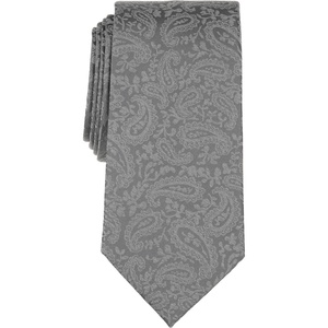 Michael Kors mens Satin Pine Tie(Charcoal)