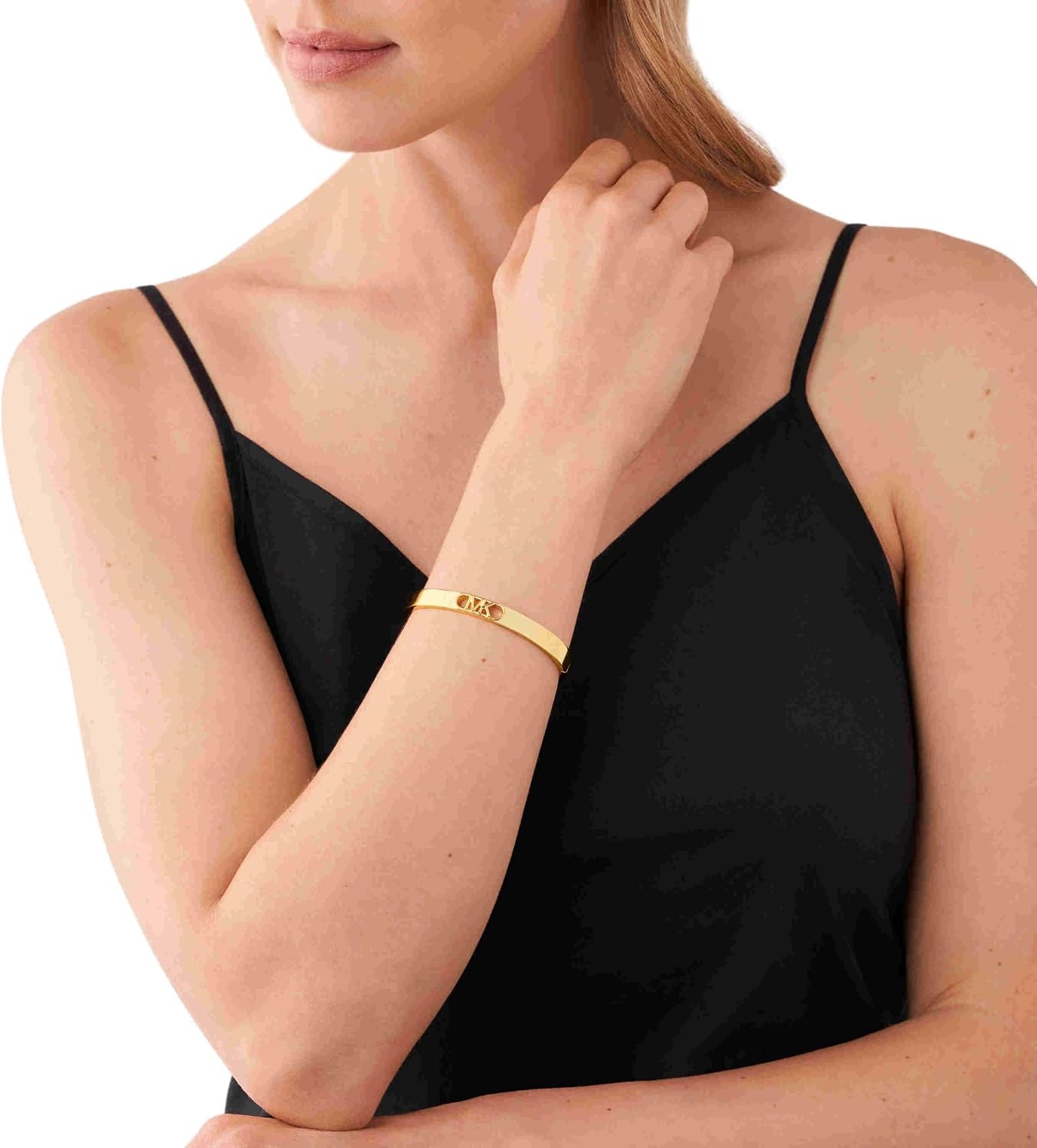 image:imageMichael Kors Gold Bracelet for Women Bracelets Jewelry for WomenMK Gold Logo Bangle
