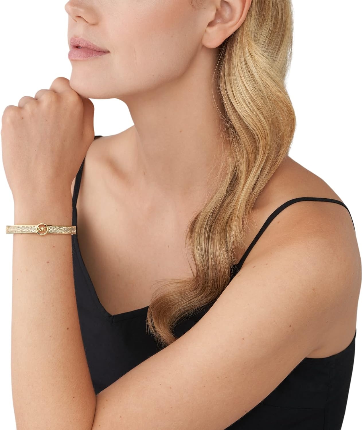 image:imageMichael Kors Gold Bracelet for Women Bracelets Jewelry for WomenPav Logo Bangle
