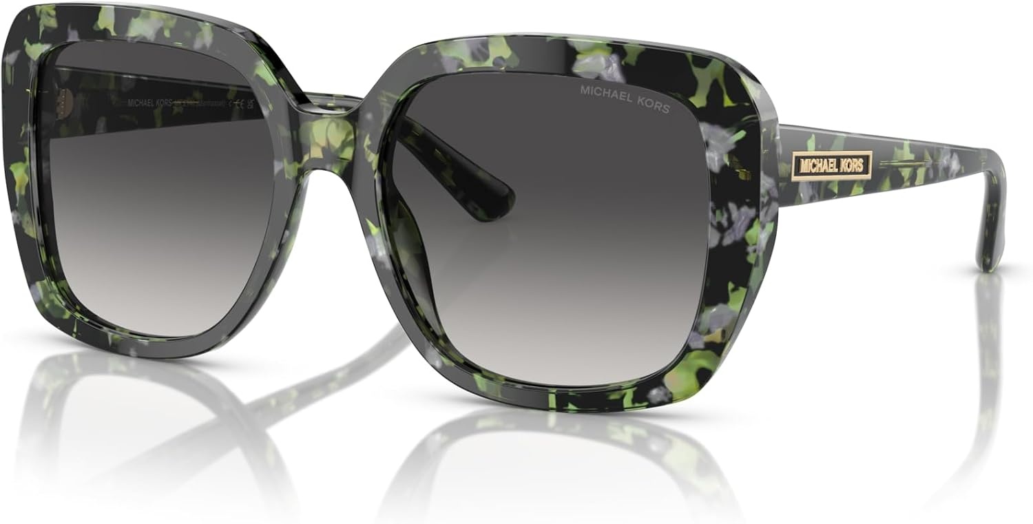 image:imageMichael Kors MK2140 ManhassetAmazon Green TortoiseLight Grey Gradient