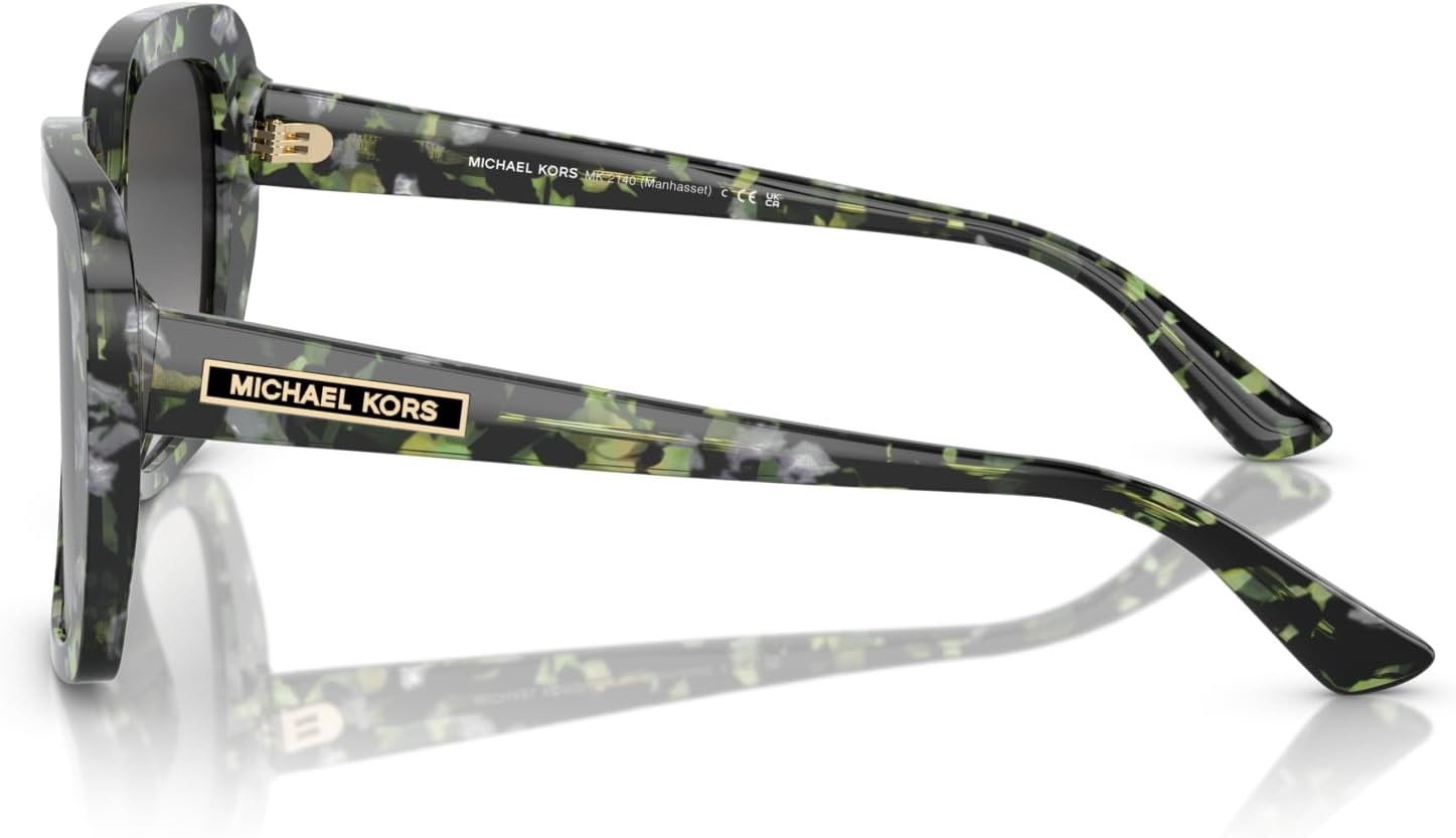 image:imageMichael Kors MK2140 ManhassetAmazon Green TortoiseLight Grey Gradient
