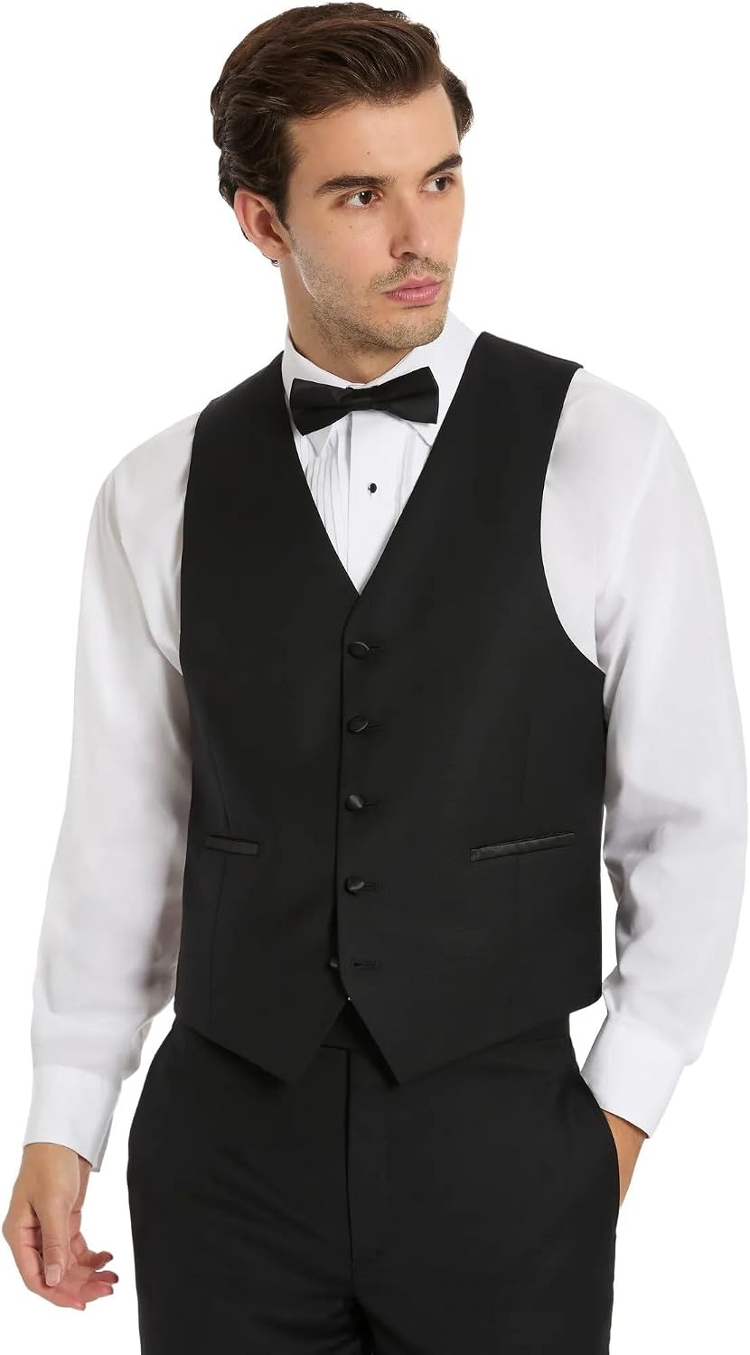 image:imageMichael Kors Mens 3Piece Classic Fit Regular Big amp Tall Suit Separates Blazer Vest amp Pants Weddings Proms amp EventsBlack