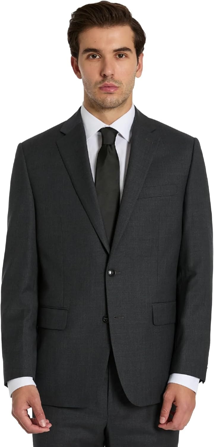 image:imageMichael Kors Mens 3Piece Classic Fit Suit Separates Jackets Weddings amp Formal Events Pants amp Vests Sold SeperatelyGrey