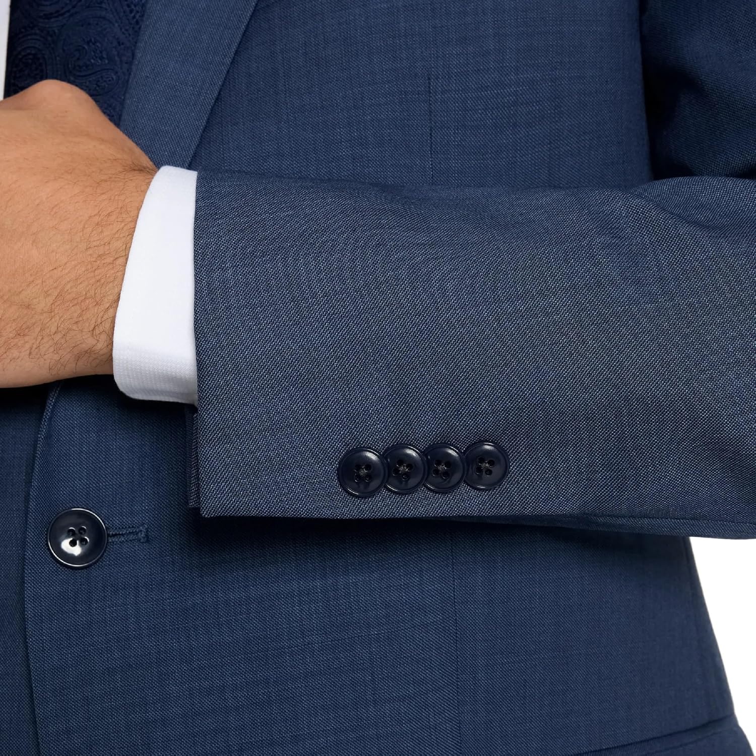 image:imageMichael Kors Mens 3Piece Classic Fit Suit Separates Jackets Weddings amp Formal Events Pants amp Vests Sold SeperatelyLight Blue